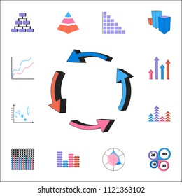 pie chart icon. Detailed set of Charts Diagramms icons. Premium quality graphic design sign. One of the collection icons for websites, web design, mobile app on white background
