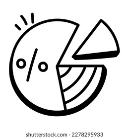 Descarga de un doodle de iconos de gráfico circular