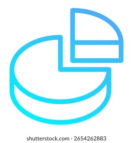 Pie Chart Icon Element For Design