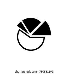 pie chart icon. Finance elements. Premium quality graphic design. Simple icon for websites, web design, mobile app, info graphics on white background