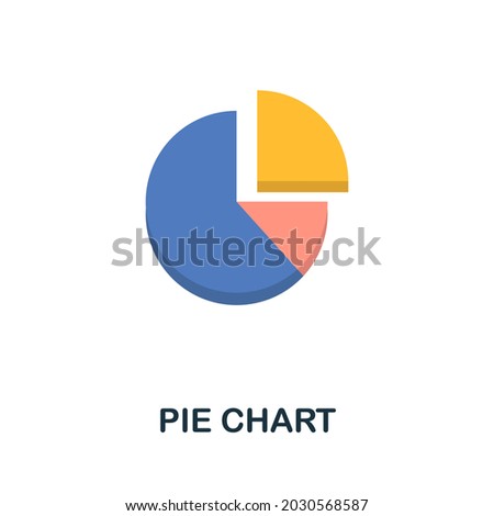 Pie Chart icon. Flat sign element from time management collection. Creative Pie Chart icon for web design, templates, infographics and more