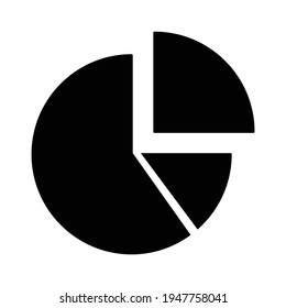 Pie Chart Icon for Graphic Design Projects