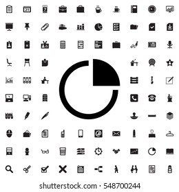 pie chart icon illustration isolated vector sign symbol