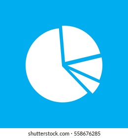 pie chart icon illustration isolated vector sign symbol