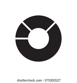 pie chart icon illustration isolated vector sign symbol