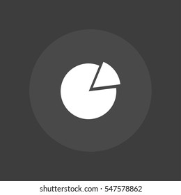 pie chart icon illustration vector, can be used for web and mobile