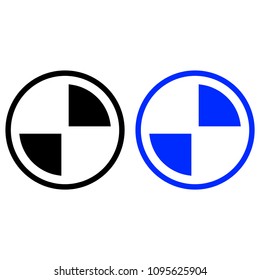 Pie Chart icon, isolated on white background