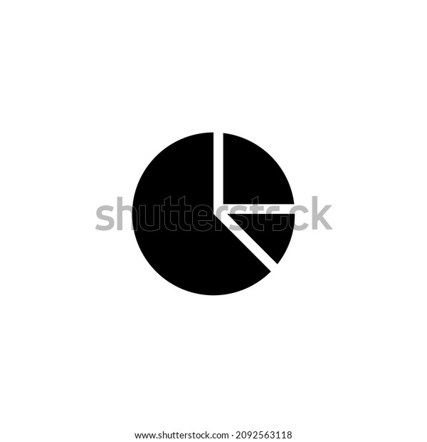 Pie\
chart  icon in isolated on background. symbol for your web site\
design logo, app, Pie chart icon Vector\
illustration.