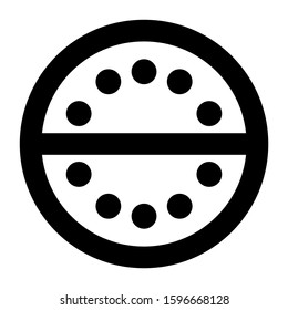 pie chart icon isolated sign symbol vector illustration - high quality black style vector icons
