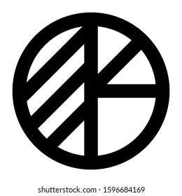 pie chart icon isolated sign symbol vector illustration - high quality black style vector icons
