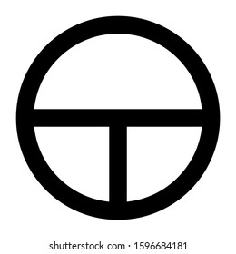 pie chart icon isolated sign symbol vector illustration - high quality black style vector icons
