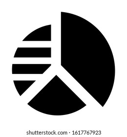 pie chart icon isolated sign symbol vector illustration - high quality black style vector icons
