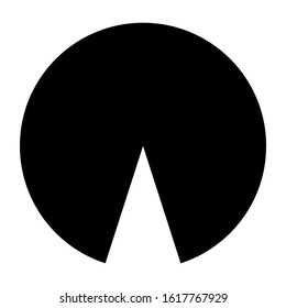 pie chart icon isolated sign symbol vector illustration - high quality black style vector icons

