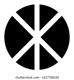pie chart icon isolated sign symbol vector illustration - high quality black style vector icons
