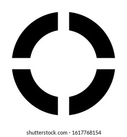 pie chart icon isolated sign symbol vector illustration - high quality black style vector icons
