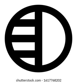 pie chart icon isolated sign symbol vector illustration - high quality black style vector icons
