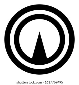 pie chart icon isolated sign symbol vector illustration - high quality black style vector icons
