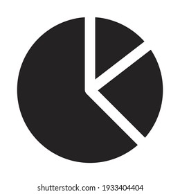 Pie Chart Icon Or Logo Illustration