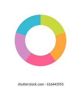 Pie Chart icon or logo in modern flat style. High quality black pictogram for web site design and mobile apps. Vector illustration on a white background.