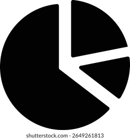 Pie Chart Icon Representing Data Segments