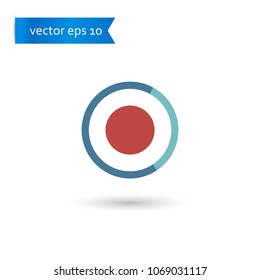 pie chart. pie chart icon. sign design. Vector EPS 10.