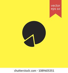 pie chart. pie chart icon. sign design. Vector EPS 10.