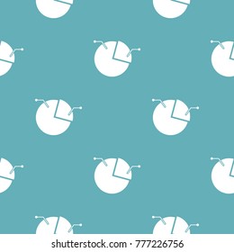 Pie chart icon. Simple illustration of pie chart vector icon for any web design