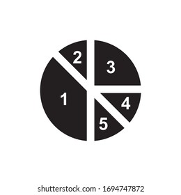 PIE CHART ICON , STATISTICS ICON