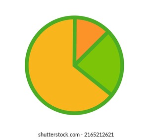 pie chart icon or symbol design