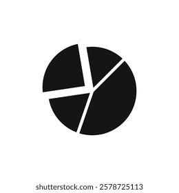 Pie Chart Icon Thin line art collection