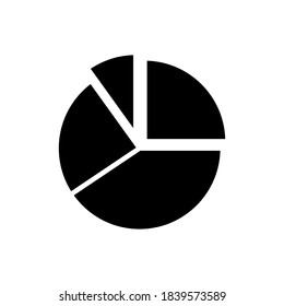 Pie Chart Icon in trendy flat style