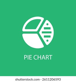 Pie Chart Icon in trendy flat style isolated. Graph symbol for your web site design, logo, app, UI. Vector illustration