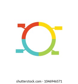 Pie Chart icon Vector.