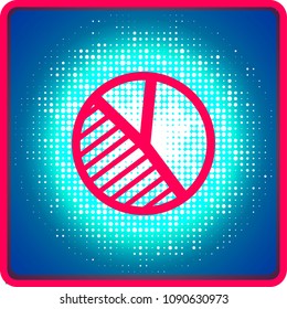 Pie Chart icon Vector.