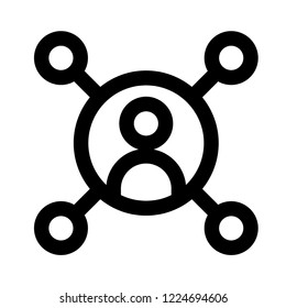 Pie Chart Icon Vector