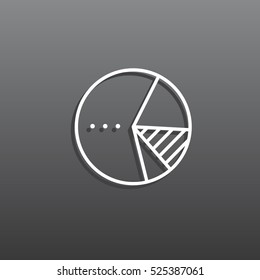  Pie Chart icon Vector.