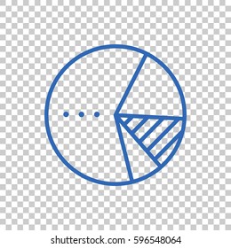  Pie Chart icon Vector.
