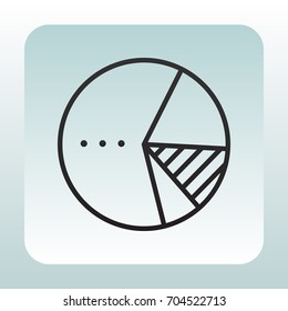  Pie Chart icon Vector.