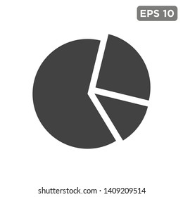 pie chart icon vector design template