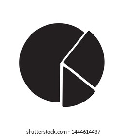 pie chart icon vector design template