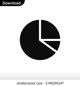 Pie Chart icon vector eps 10