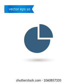 pie chart. pie chart icon. pie chart vector. flat style. sign design vector. sign design. Vector EPS 10