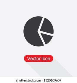 Pie Chart Icon Vector Illustration Eps10