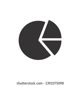Pie Chart Icon Vector Illustration