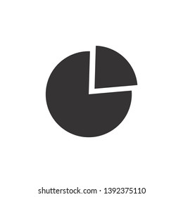 Pie Chart Icon Vector Illustration
