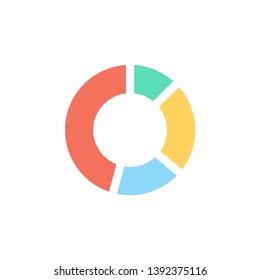 Pie Chart Icon Vector Illustration