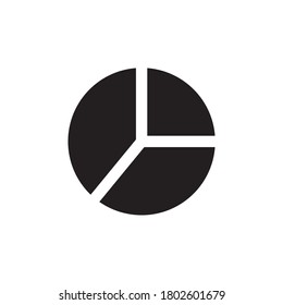 Pie Chart Icon Vector Illustration Design