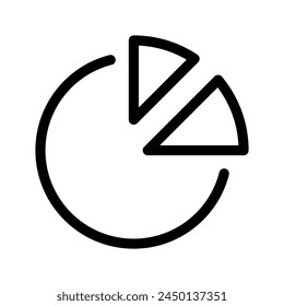 Ilustración de diseño de símbolo de Vector de gráfico circular
