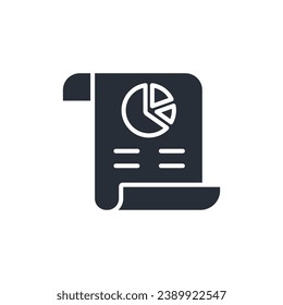 pie chart icon. vector.Editable stroke.linear style sign for use web design,logo.Symbol illustration.