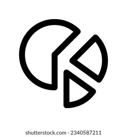 pie chart icon for your website design, logo, app, UI.
